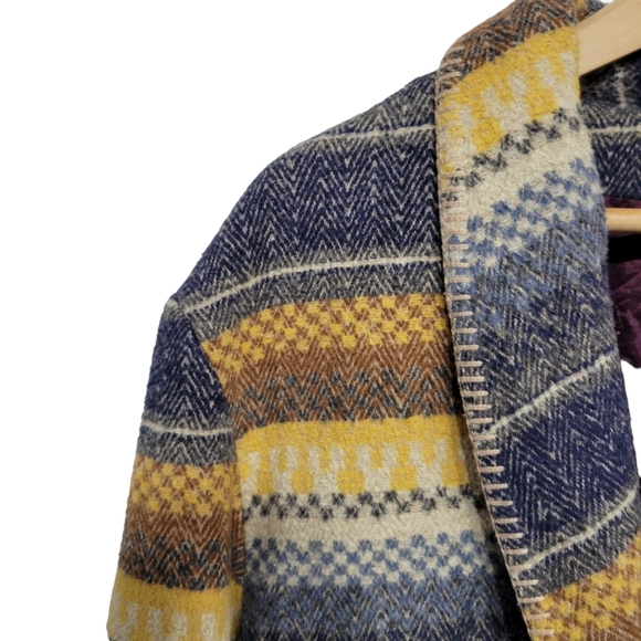 Vintage Southwest 1990s Y2K Boho Jacket Blazer Medium - Picture 2 of 5